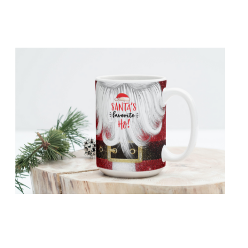 Santa's Favorite Ho Coffee Mug image 3