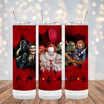 Halloween Friends Speaker Tumbler image 0