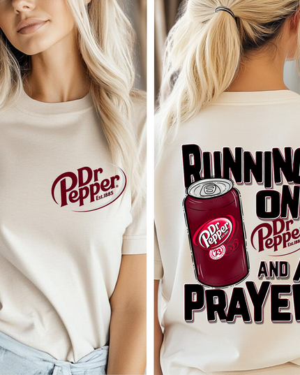 Running on Dr. Pepper Shirt image 3