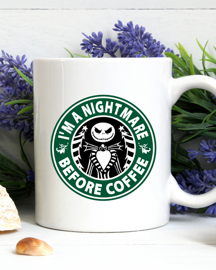 Halloween Coffee Mugs -Nightmare Before Coffee image 2
