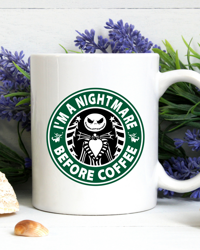 Halloween Coffee Mugs -Nightmare Before Coffee image 2