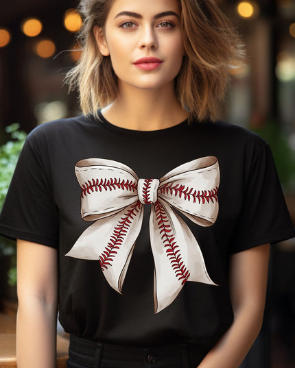 Baseball Bow Tshirt image 0
