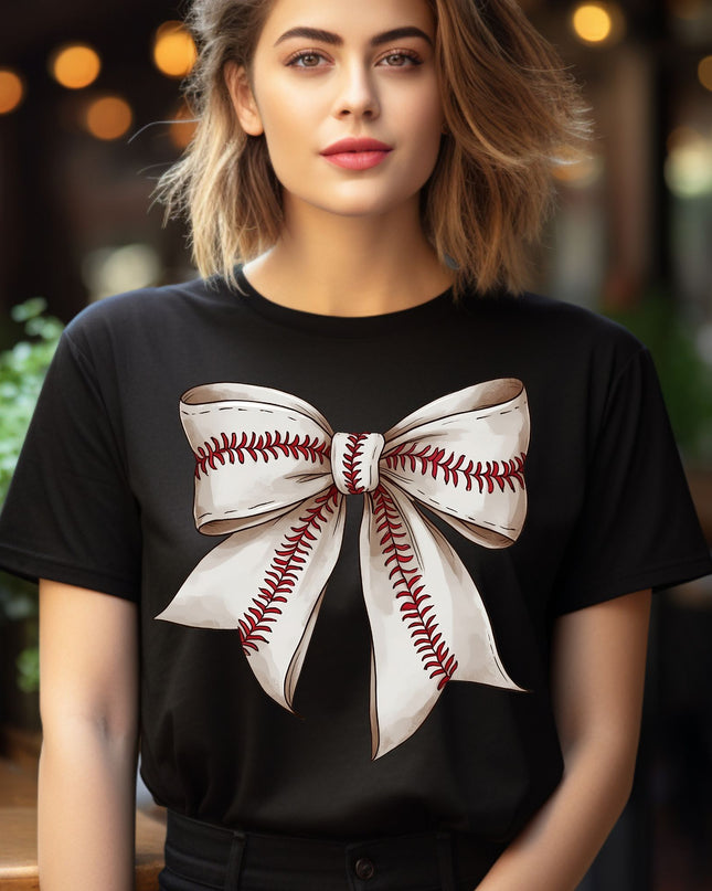 Baseball Bow Tshirt image 0