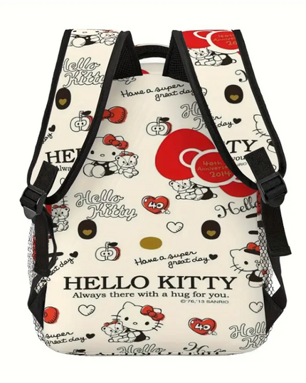 Hello Kitty Backpack – Cute & Classic School Bag with Side Pockets