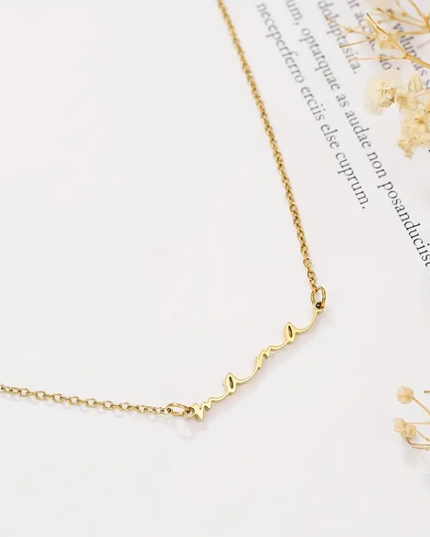 Gold Script Mama Necklace – Minimalist Gifts for Mom