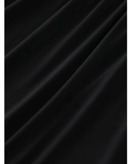 Black Strapless Smocked Tube Top