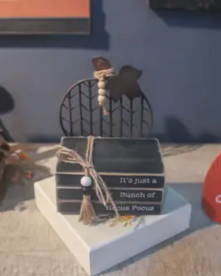 Hocus Pocus Faux Book Stack