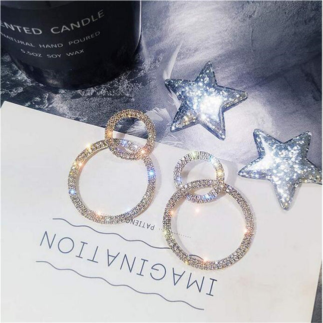 Rhinestone Flash Earrings image 3