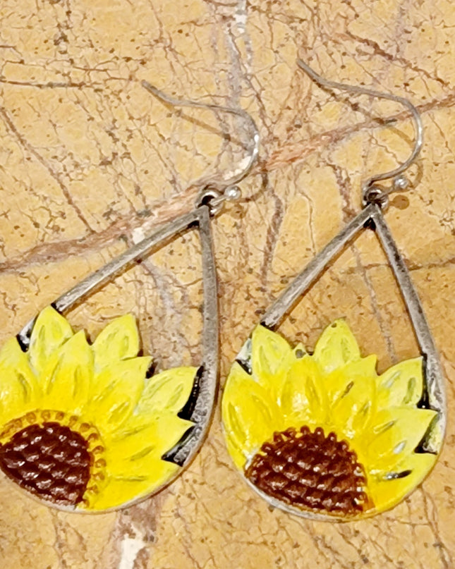 Sunflower Earrings image 5