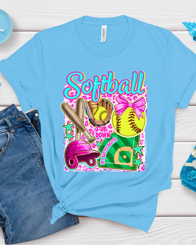Softball Hey Batter Tshirt image 0
