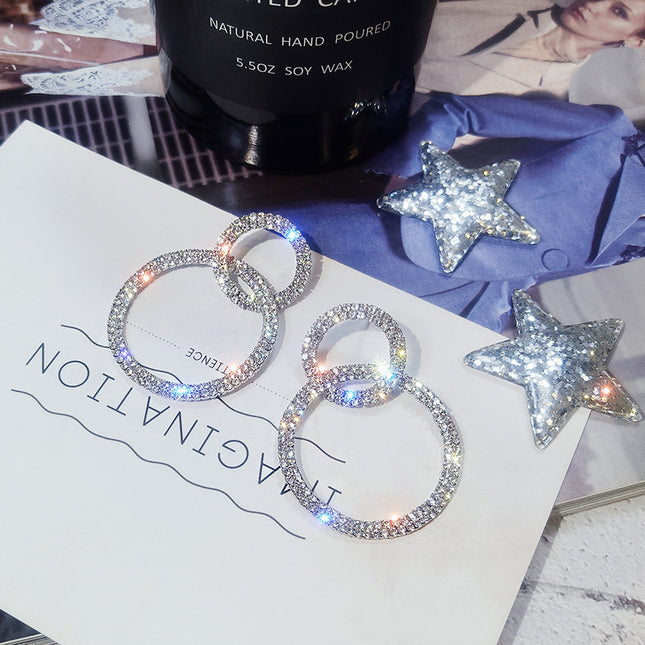 Rhinestone Flash Earrings image 2