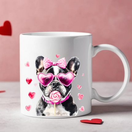 Coquette Valentine Dog Mugs image 9