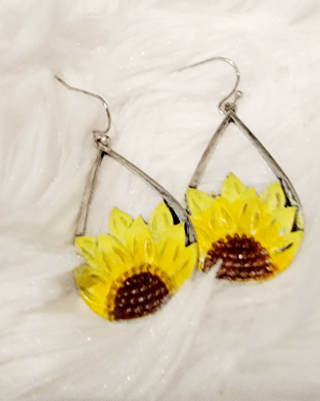 Sunflower Earrings image 0