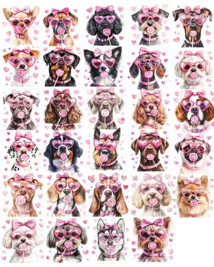 Coquette Valentine Dog Mugs image 3