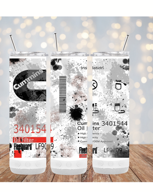 Cummins Diesel Oil Filter speaker tumbler image 0