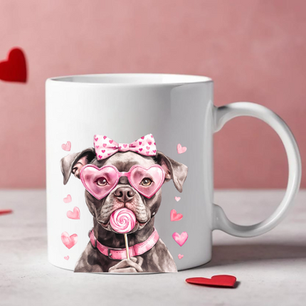 Coquette Valentine Dog Mugs image 12