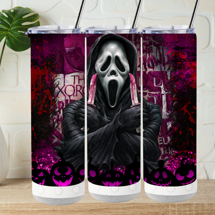 Ghostface Exorcist Tumbler- Skinny, Speaker or 4 in 1