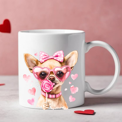 Coquette Valentine Dog Mugs image 13