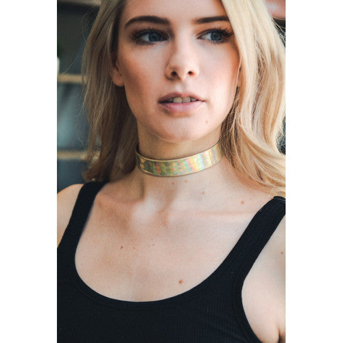Iridescent Vivd Choker Necklace image 0
