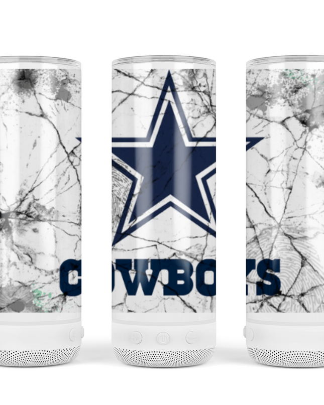 Dallas Cowboy Graffiti Speaker Tumbler image 0