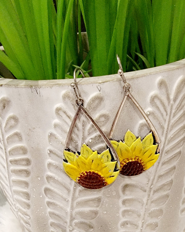 Sunflower Earrings image 2