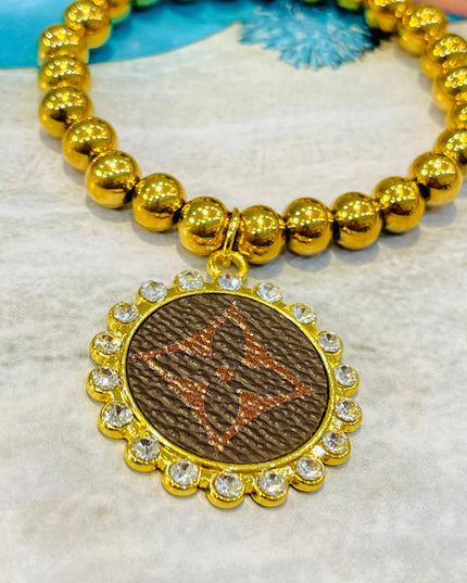 Karissa Designer Inspired Stainless Steel Stretch Bracelet image 2