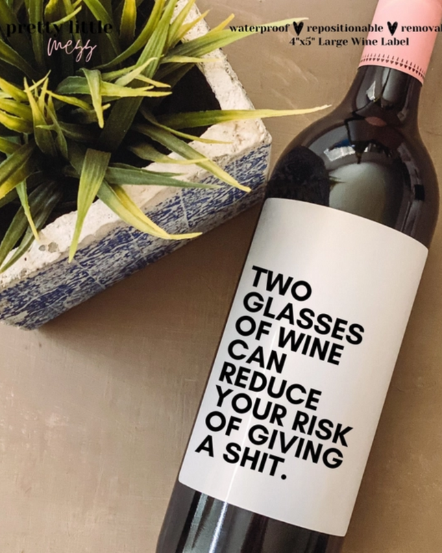 Funny Wine Labels, Holiday Wine Labels image 14