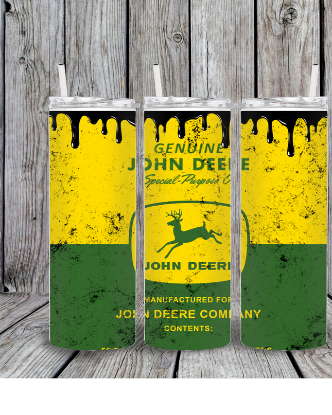 Tractor Skinny Tumbler image 0