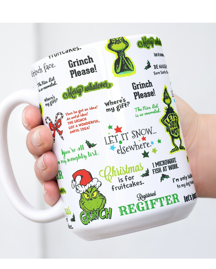 Grinch Please Coffee Mug image 1