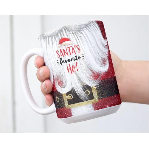 Santa's Favorite Ho Coffee Mug image 2