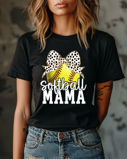 Softball Mama Tshirt image 0