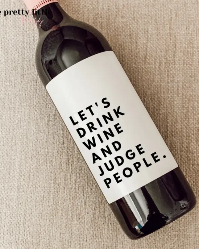 Funny Wine Labels, Holiday Wine Labels image 12