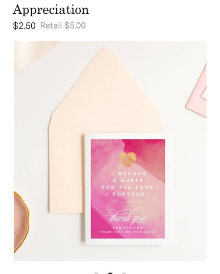 Nurse Thank You Card image 1