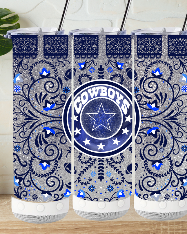 Dallas Cowboys Paisley Speaker Tumbler image 0