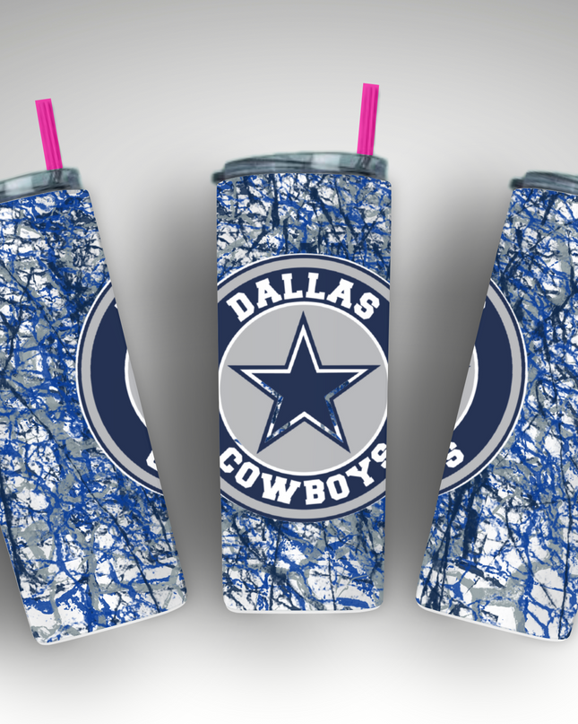 Dallas Cowboy Graffiti Tumbler image 0