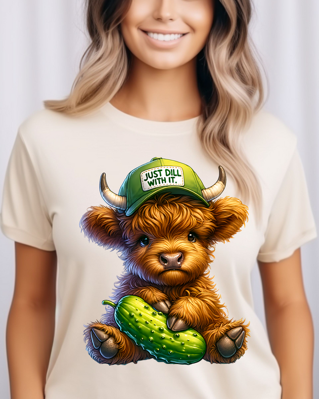 Just Dill with It Cow Tee image 0