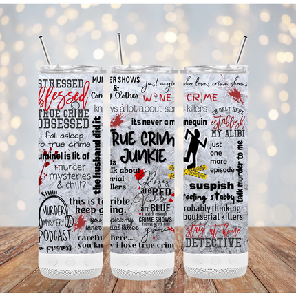 True Crime Speaker Tumbler image 1