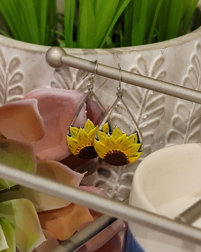 Sunflower Earrings image 3