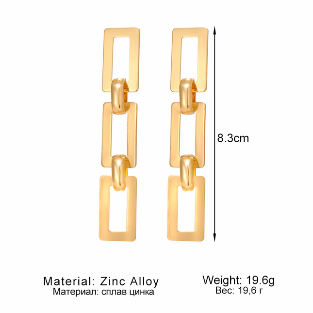 Chunky Chain Link Earrings image 1