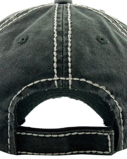 "Boat Hair Don't Care" Vintage Distressed Hat image 1
