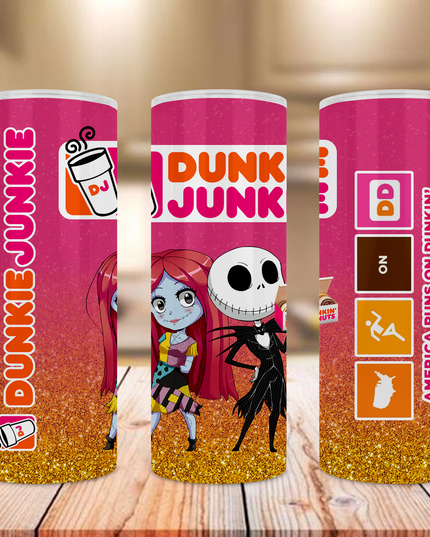 Dunkie Junkie Nightmare before Christmas Tumbler image 0