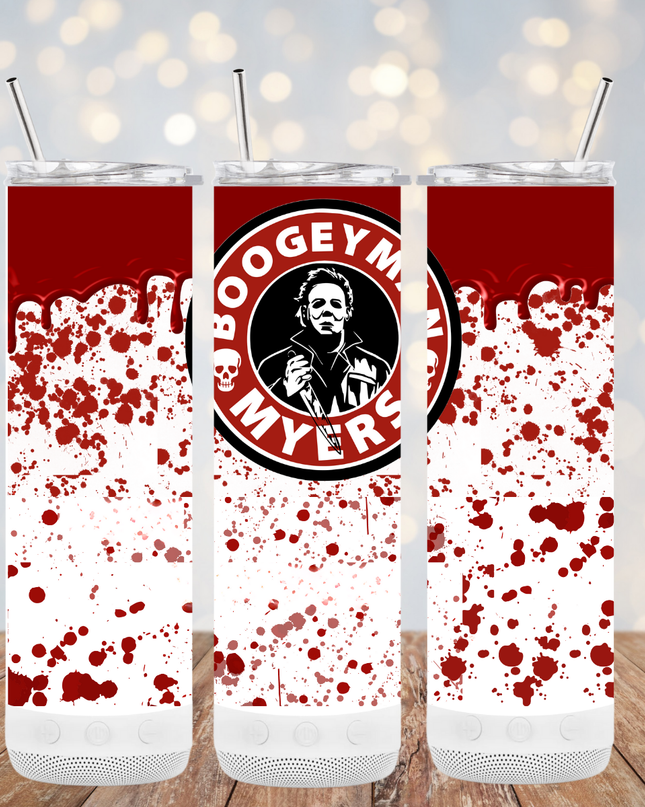 Boogeyman Myers Tumbler- Skinny, Speaker or 4 in 1