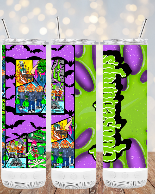 Goosebumps Slime Green Tumbler - Skinny or Speaker