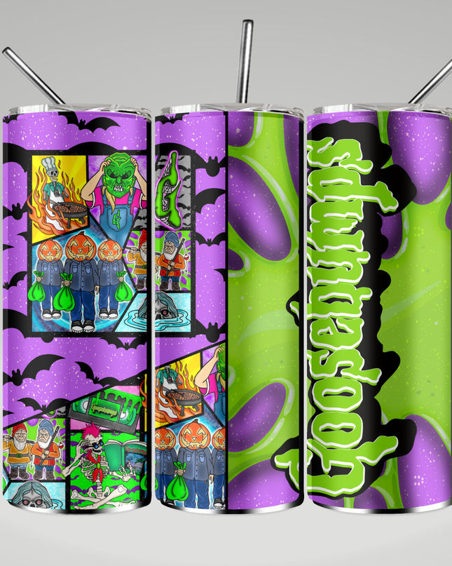 Goosebumps Slime Green Tumbler - Skinny or Speaker