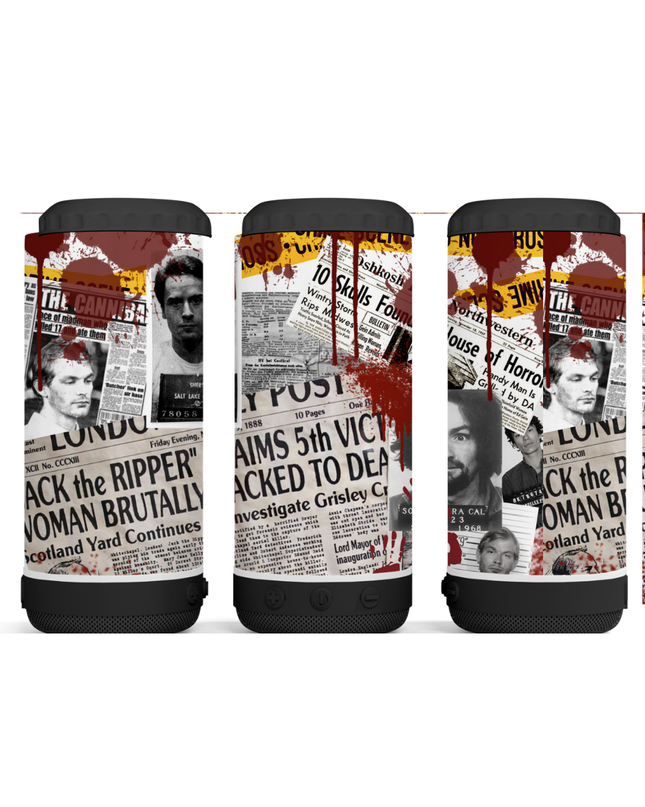 True Crime Serial Tumbler- Skinny, Speaker or 4 in 1