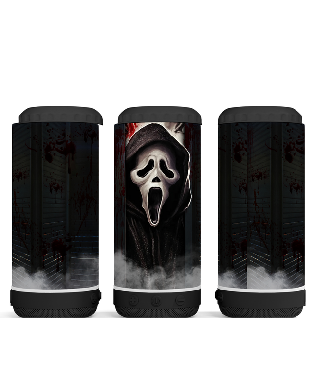 Ghostface Black Tumbler- Skinny, Speaker or 4 in 1