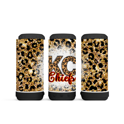 Kansas City Leopard Tumbler - Skinny, Speaker or 4 in 1