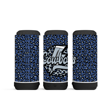 Dallas Cowboys Leopard Tumbler - Skinny, Speaker or 4 in 1