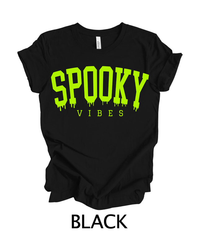 Spooky Vibes T-Shirt – Halloween Graphic Tee