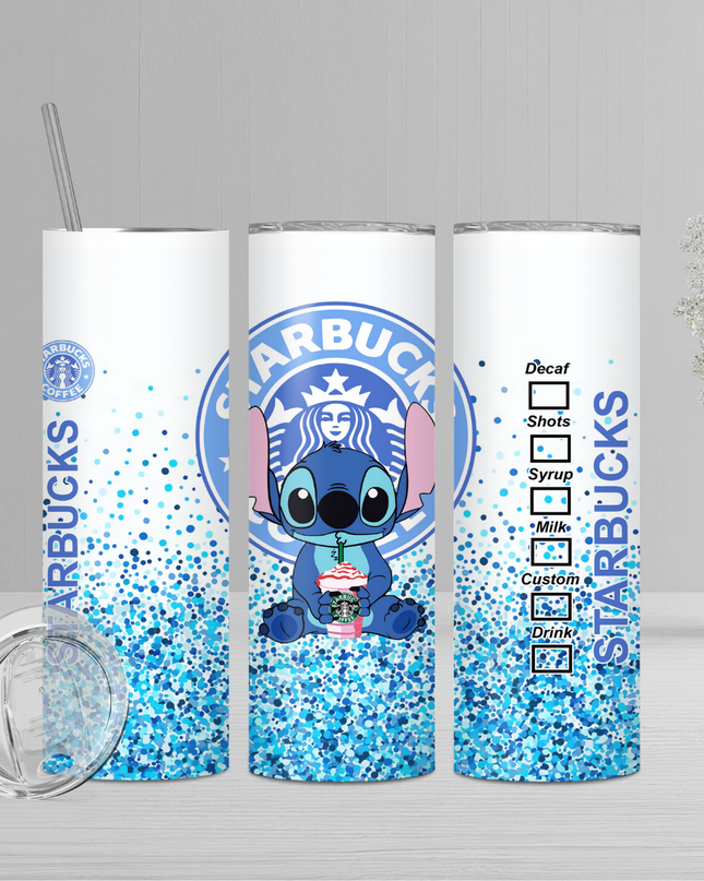 Stitch Starbucks Tumbler – Skinny or Speaker